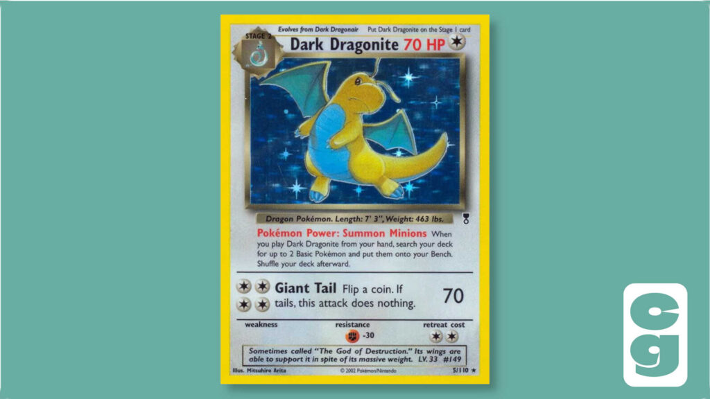 Dark Dragonite Legends reprint card