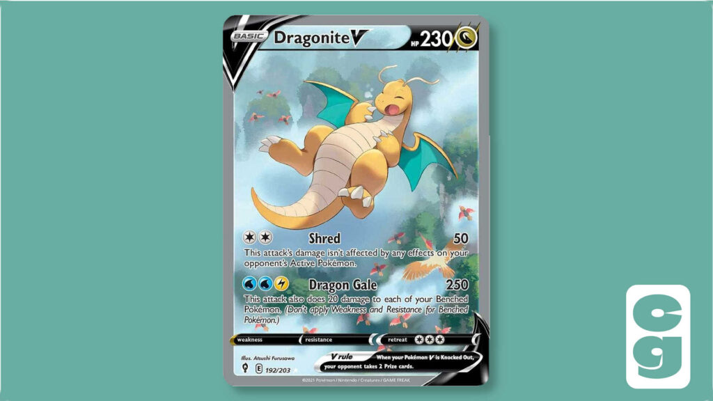 Dragonite V from Evolving Skies