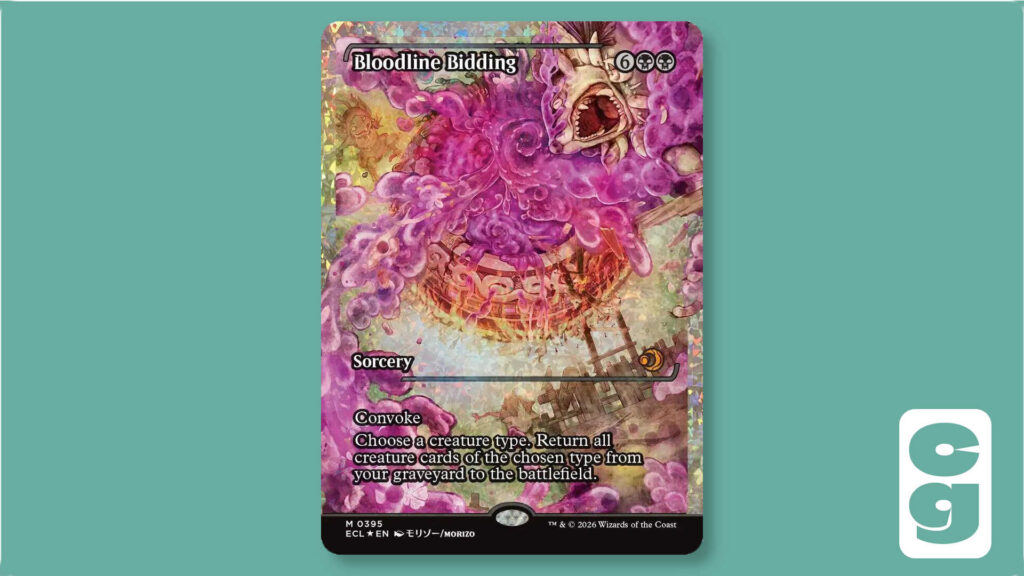 MTG Bloodline Bidding card