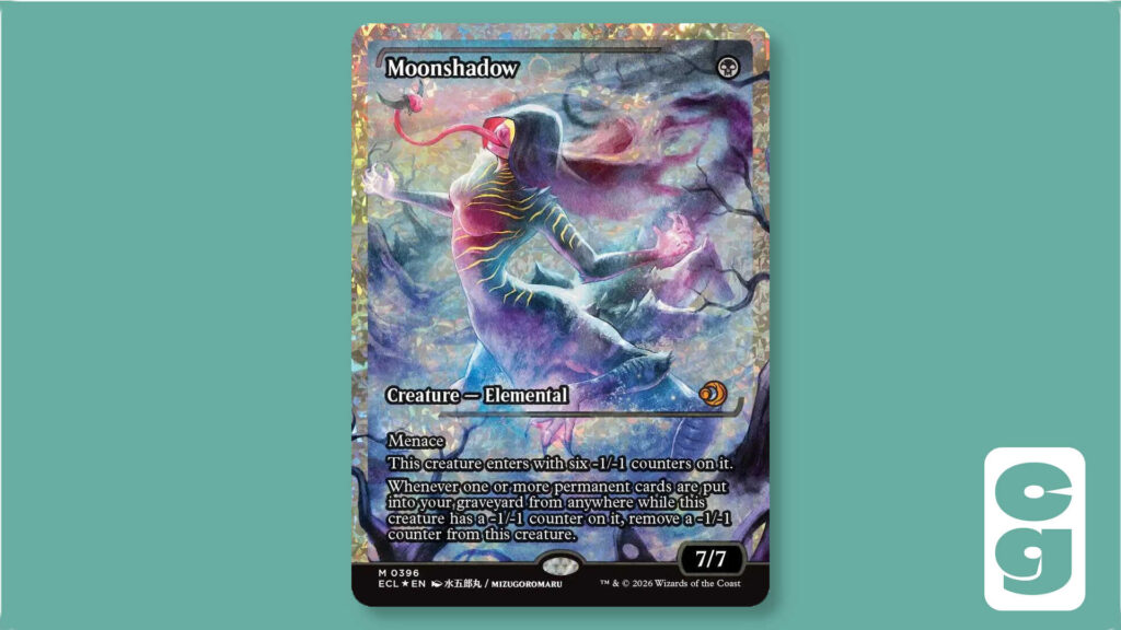 MTG Moonshadow foil card