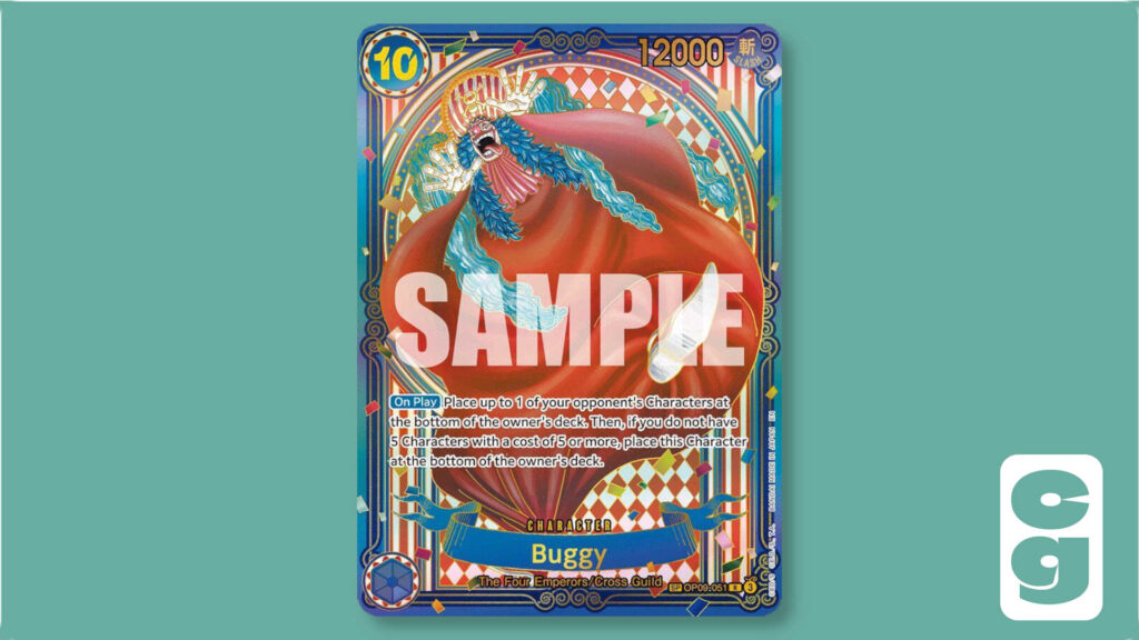 Buggy card OP09-051 SP Gold