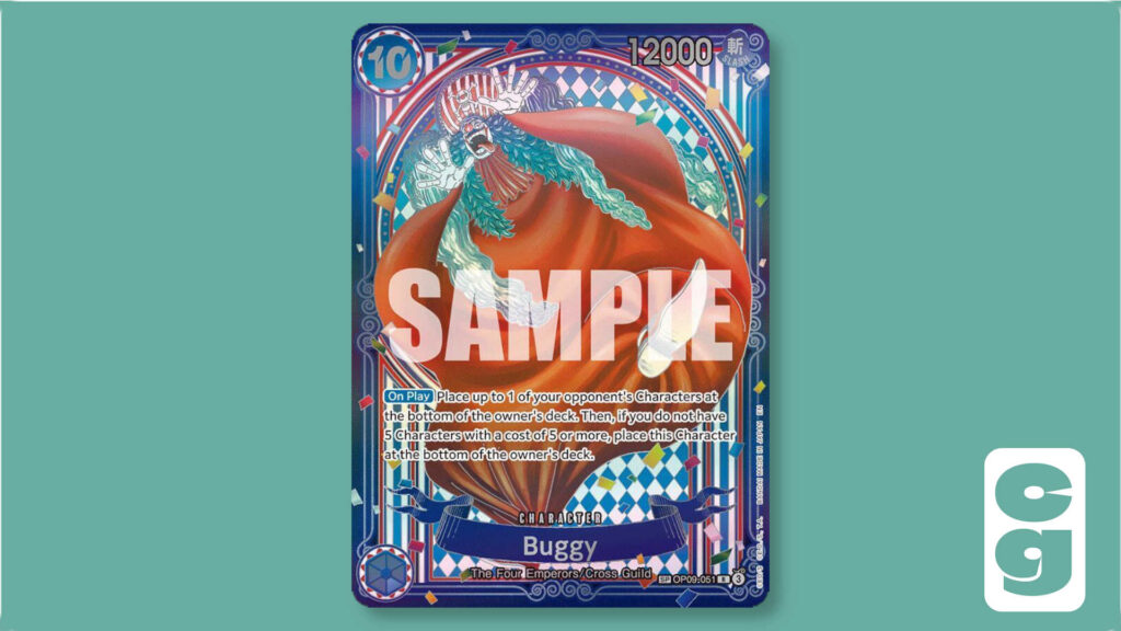 Buggy card OP-09-051 SP