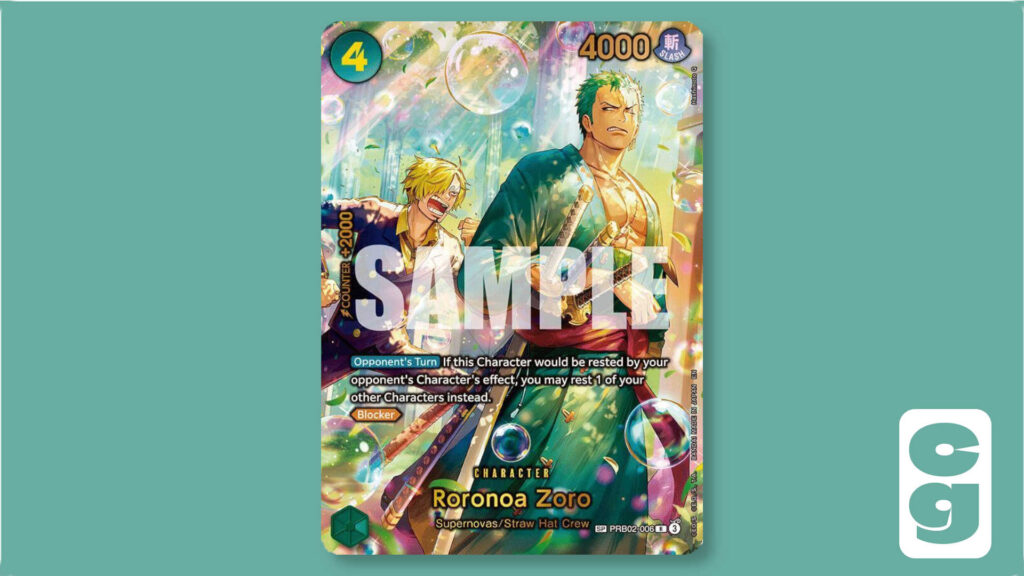 Roronoa Zoro card PRB02-006
