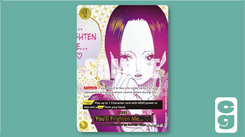 You'll Frighten Me card OP14-118 alt