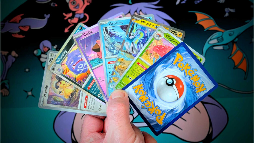 Pokémon Set Rotation cards in hand