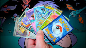 Pokémon Set Rotation cards in hand
