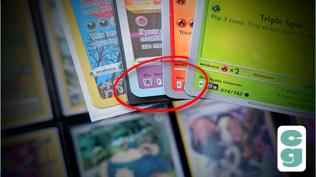 Regulation marks E, F, G and H on Pokémon cards