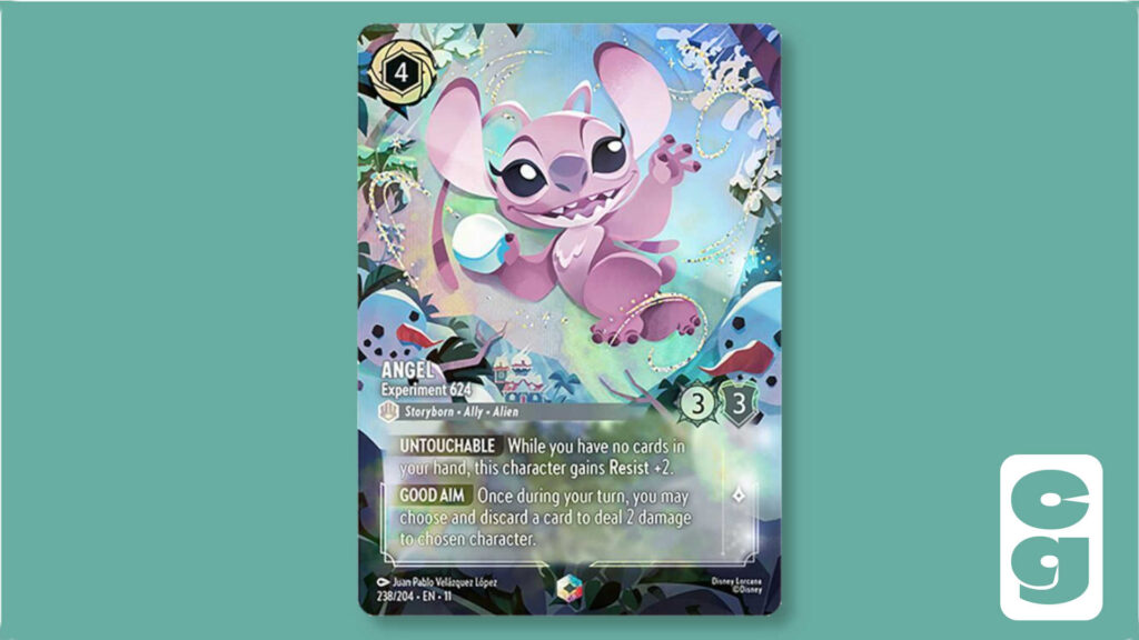 Lorcana Angel Experiment 624 Enchanted card