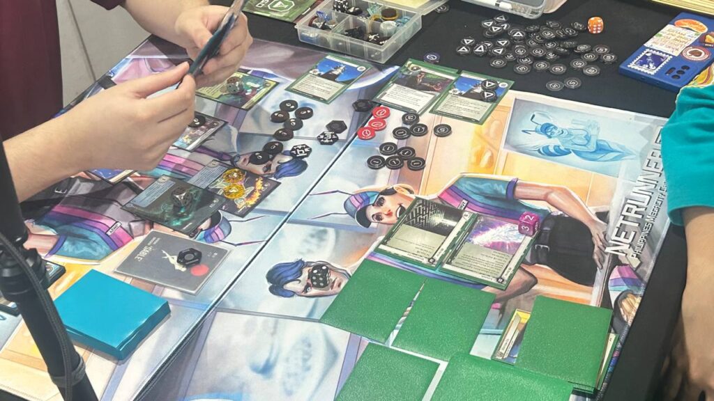 Netrunner game in progress