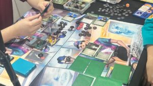 Netrunner game in progress