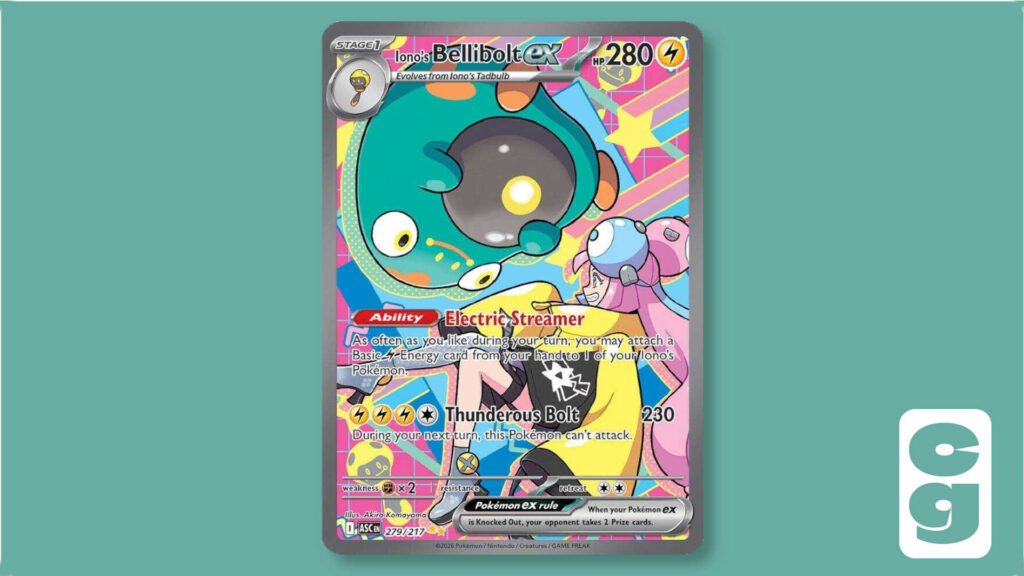 Iono's Bellibolt ex Special Illustration Rare