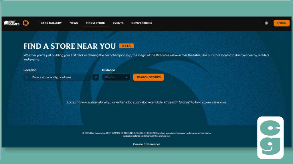 Riftbound Official Store Locator