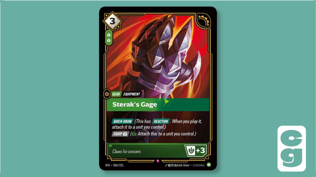 Sterak's Gage Riftbound card