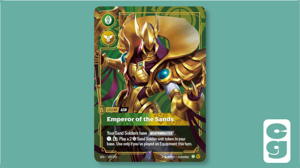 Emperor of the Sands Riftbound card