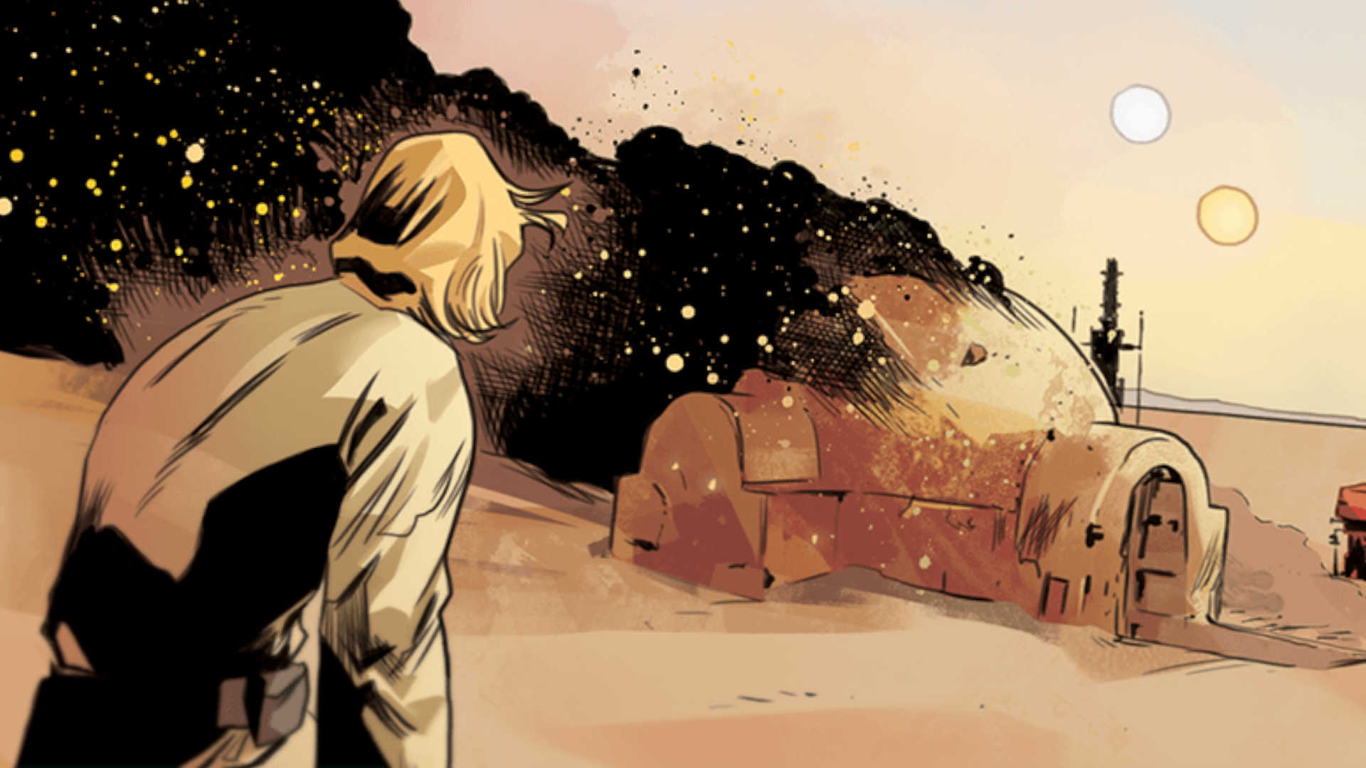 Twin Suns Key Art Star Wars Unlimited