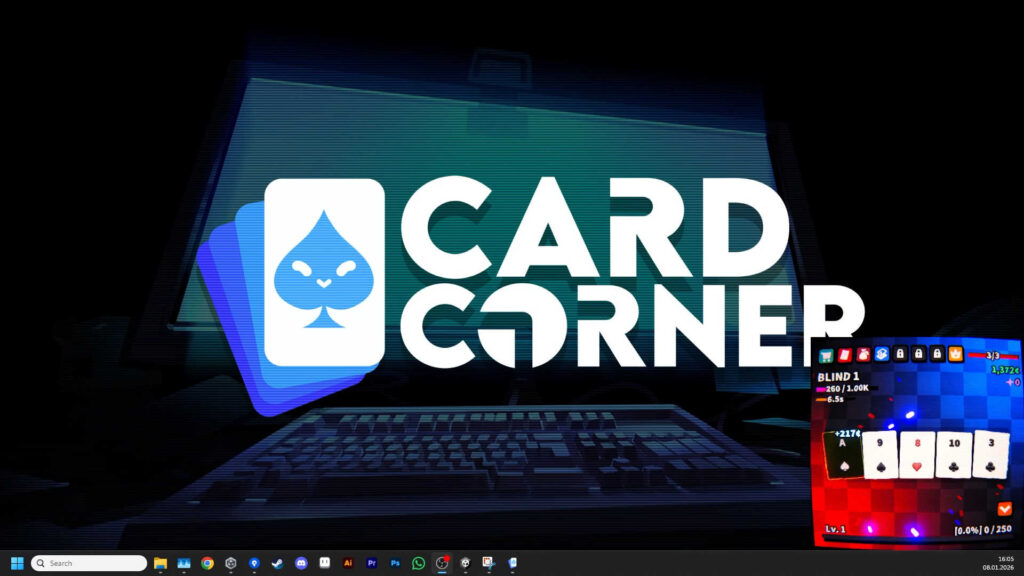 Card Corner Desktop corner