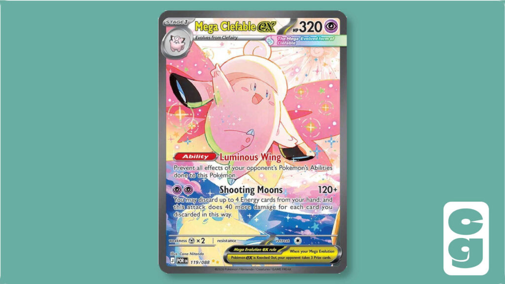 Mega Clefable ex Perfect Order card
