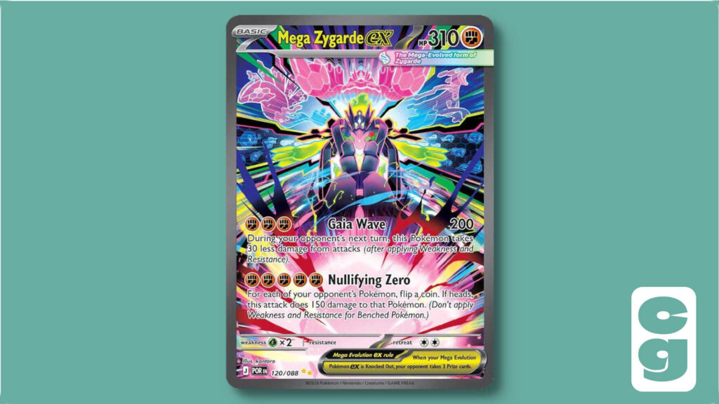 Mega Zygarde ex Perfect Order card 120