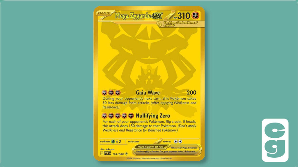 Mega Zygarde ex Perfect Order card 124