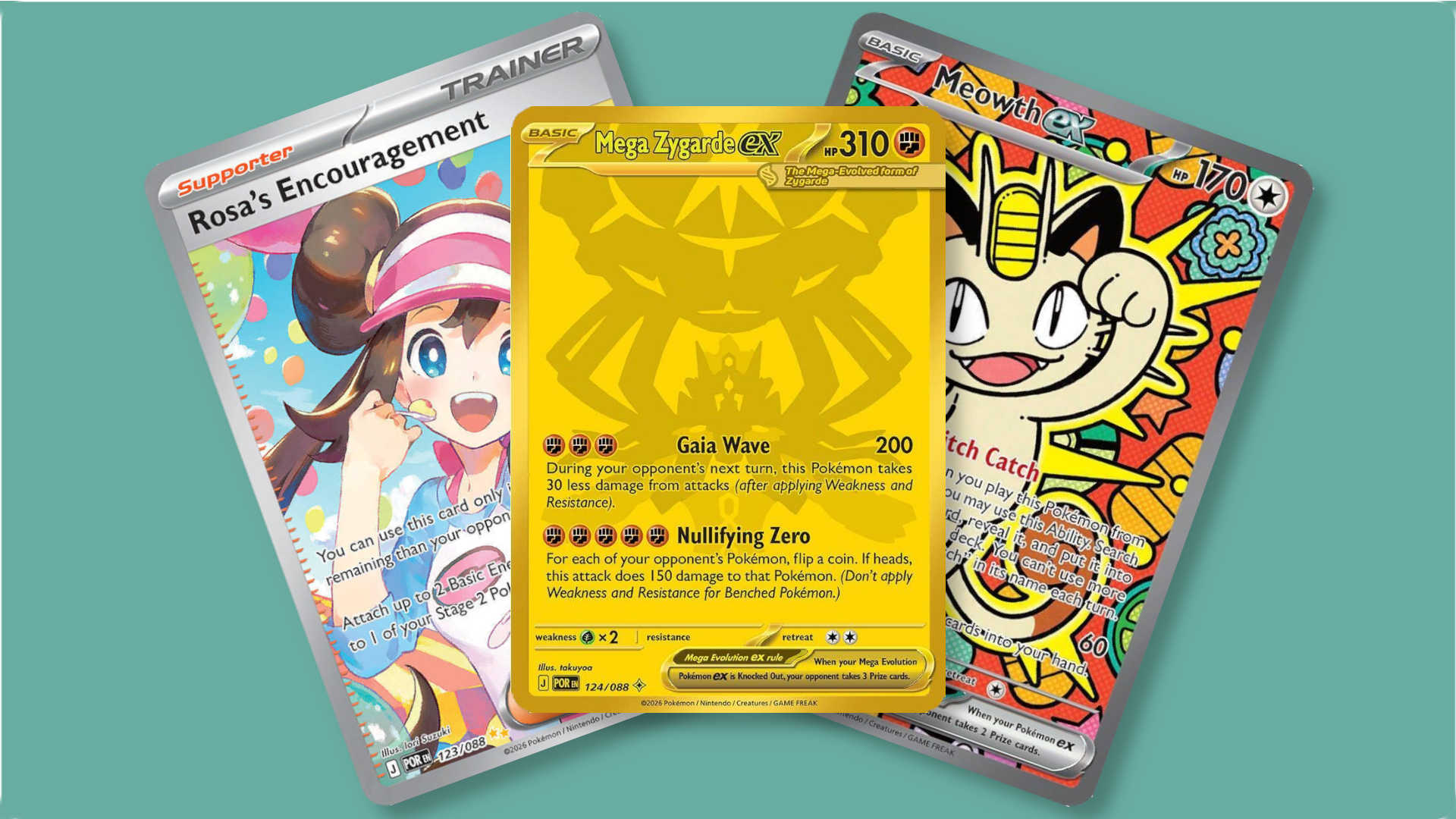 Most Valuable Pokémon Perfect Order cards