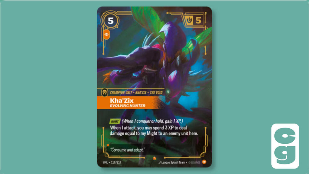 Kha'Zix Riftbound card