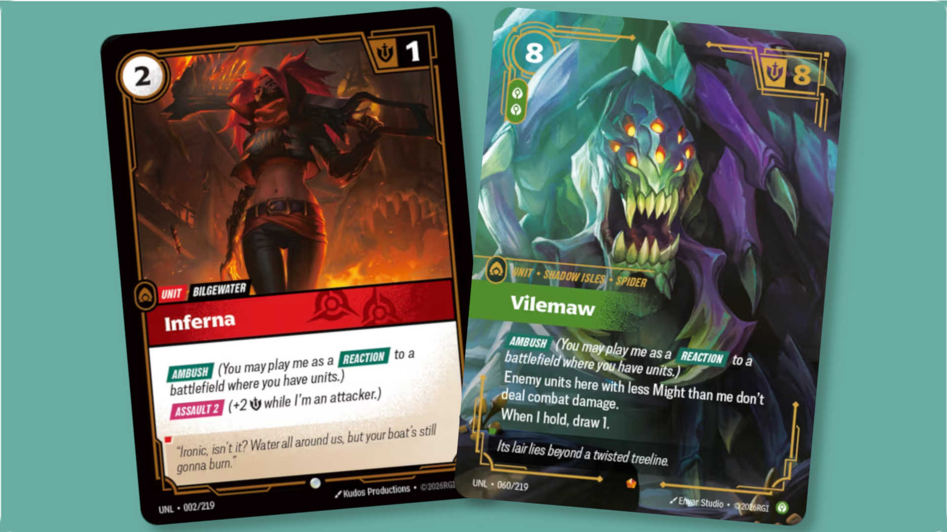 Riftbound Unleashed Ambush Cards