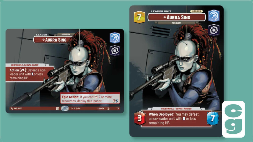 Aurra Sing Showcase SWU card