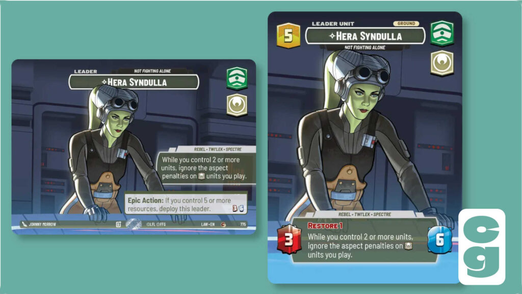 Hera Syndulla Showcase SWU Card