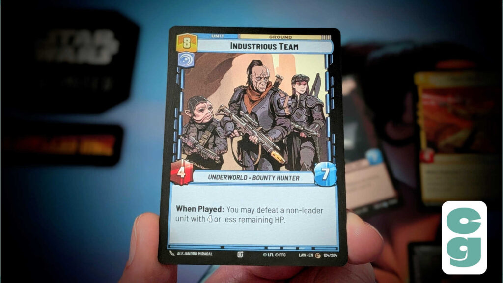 Star Wars Unlimited card: Industrious Team 