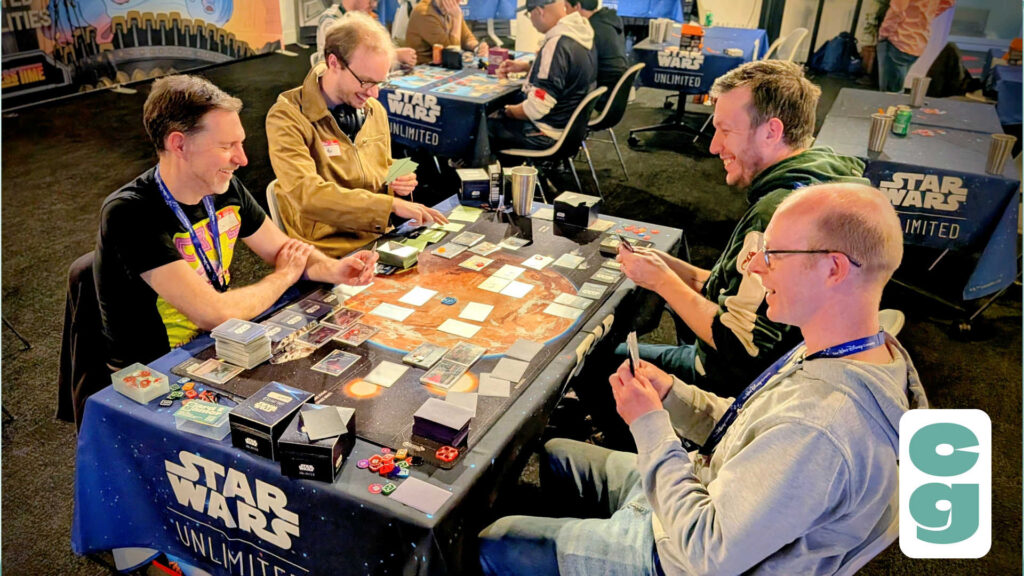 Star Wars Unlimited play at an organized event