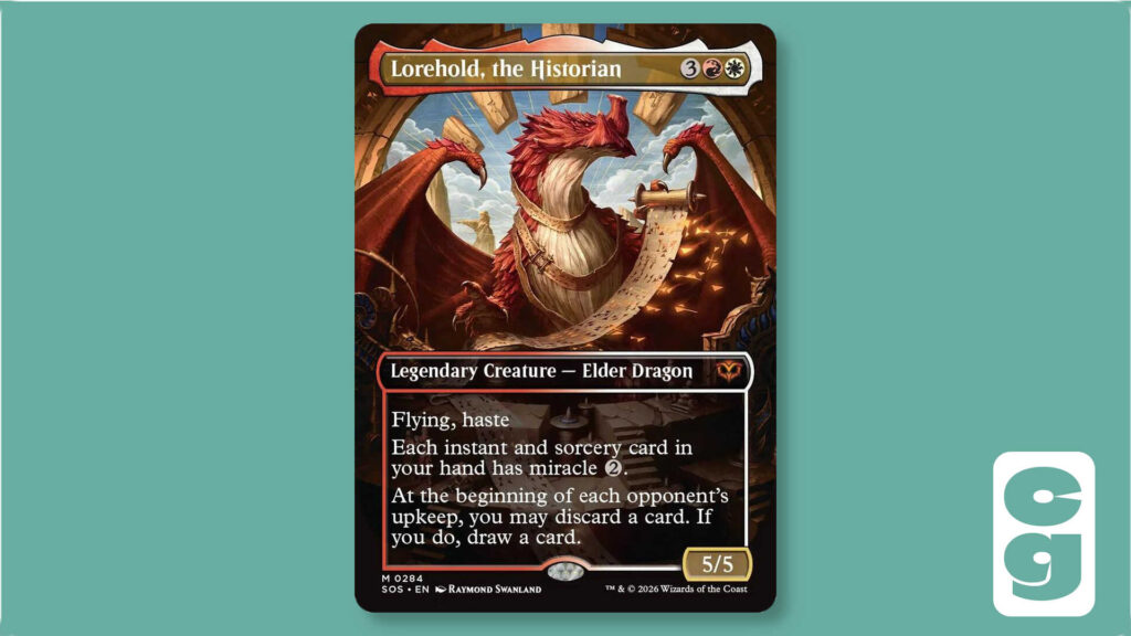 Lorehold Borderless MTG card
