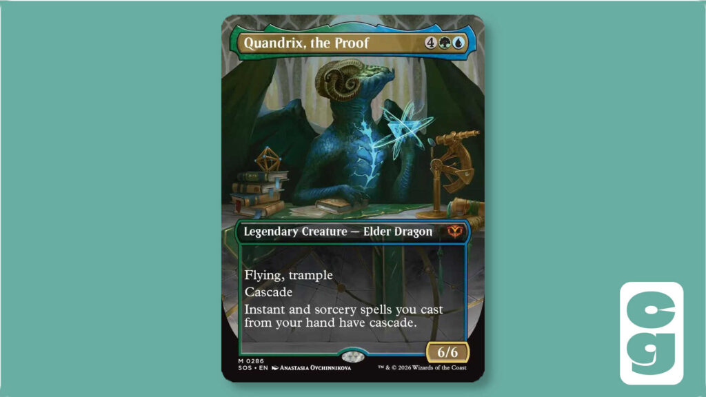 Quandrix Borderless MTG card