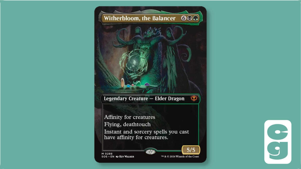 Witherbloom Borderless MTG card