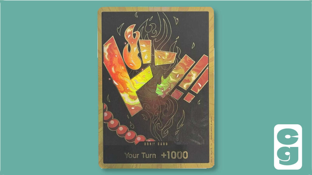 Ace Gold DON!! One Piece Card