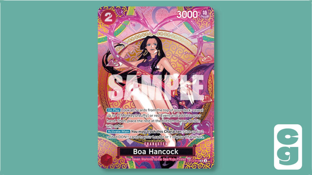 One Piece OP15 Boa Hancock SP SR card