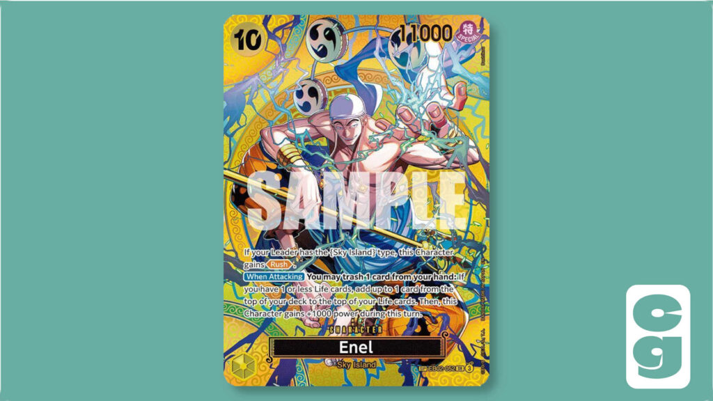 One Piece OP15 Enel SP SR card