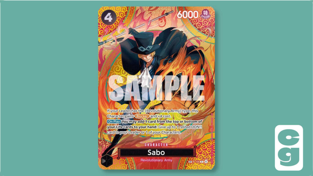 One Piece OP15 Sabo SP Promo