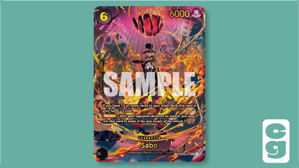 One Piece OP15 Sabo SP SR card