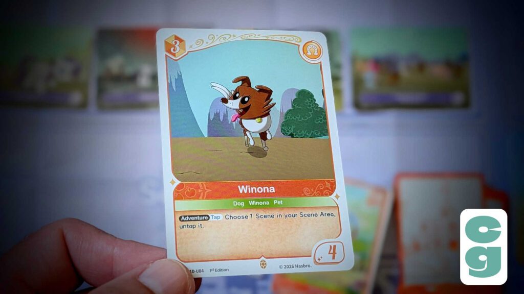 Winona card with Adventure keyword in My Little Pony