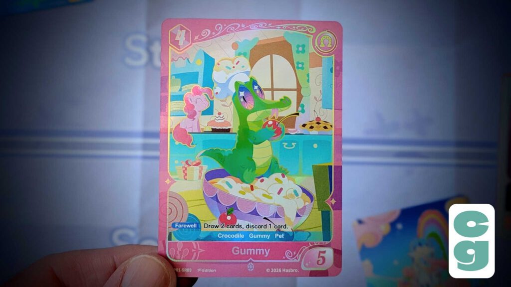 Gummy card with the Farewell keyword in My Little Pony