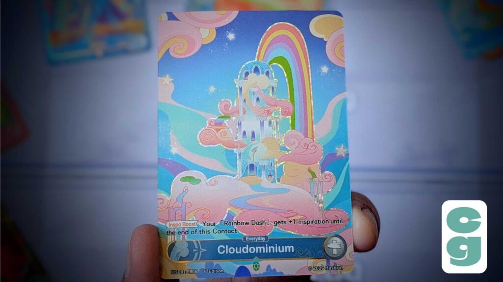 Cloudominium card with the Inspo Boost keyword in My Little Pony