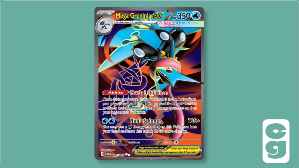 Chaos Rising Mega Greninja ex 100