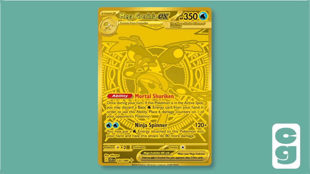Chaos Rising Mega Greninja ex 122