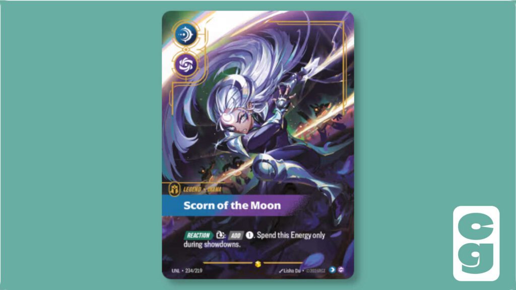 Diana Scorn of the Moon overnumbered card