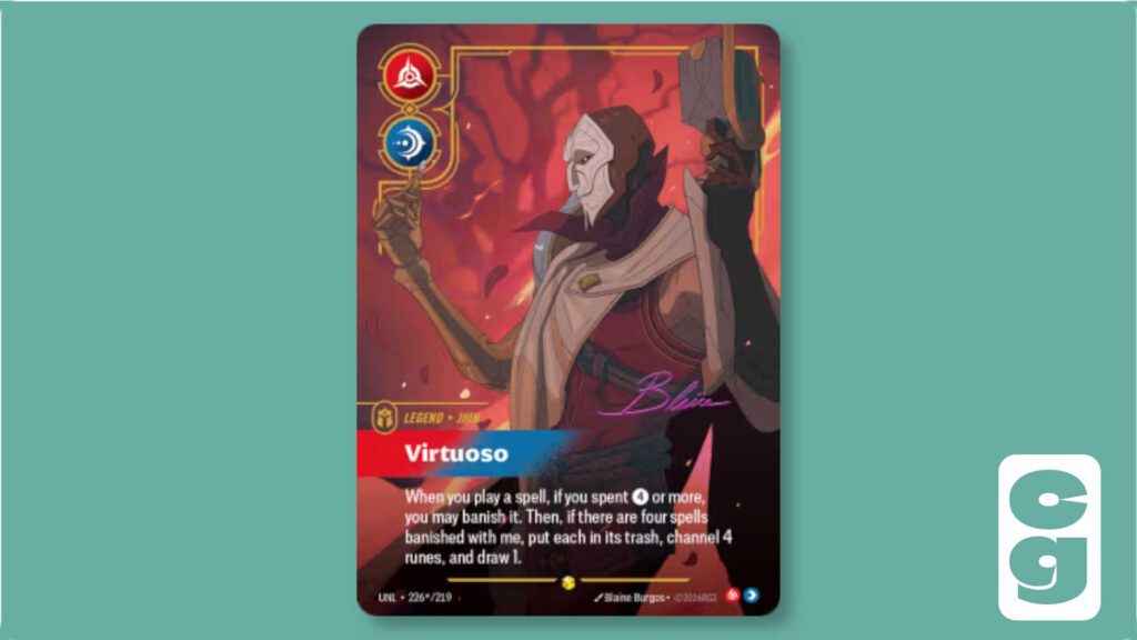 Jhin Virtuoso signature card