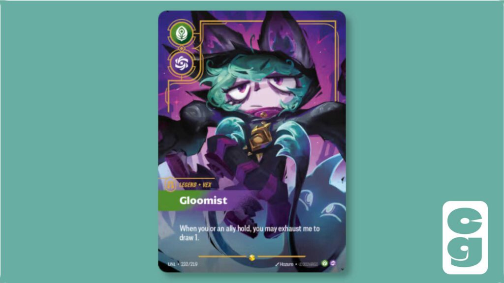 Vex Gloomist overnumbered card