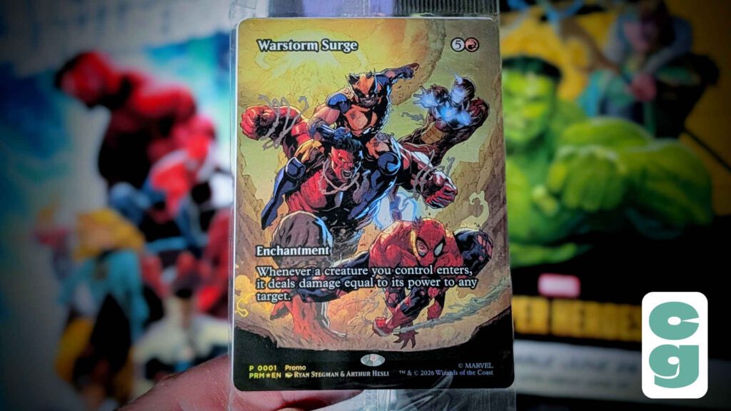 Warstorm Surge Marvel Foil Promo Card