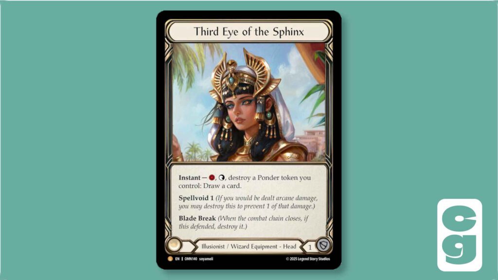 Third Eye of the Sphinx Legendary Rarity FAB card