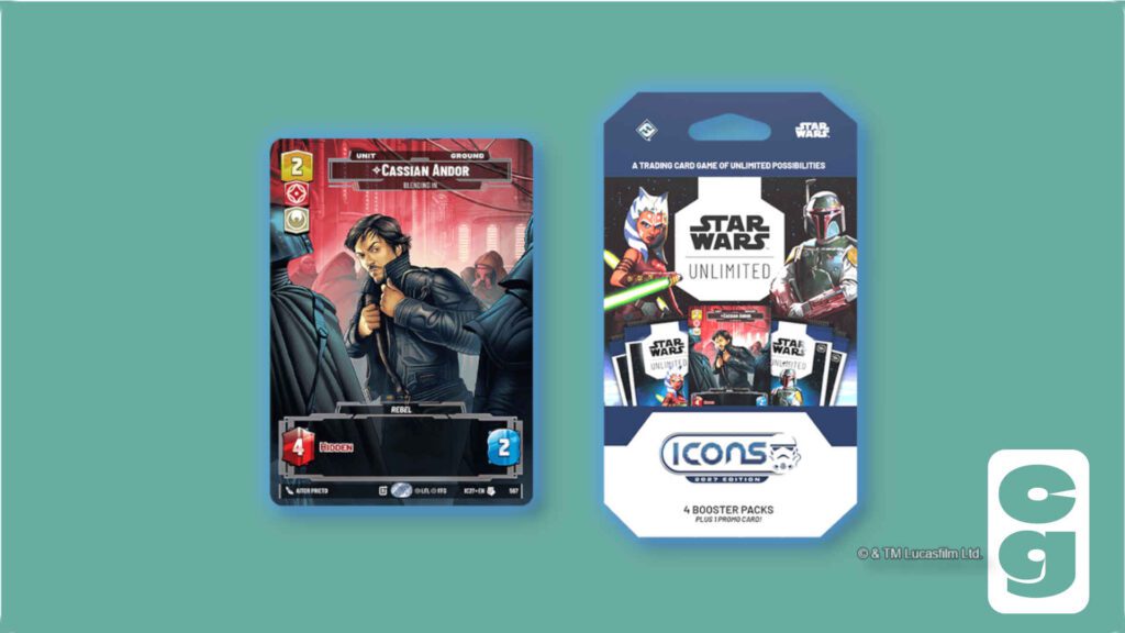 Star Wars Unlimited Icons 4 Pack and Andor Card