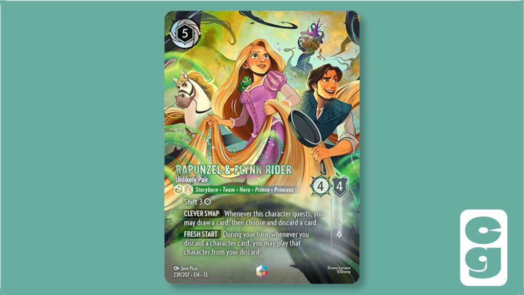 Rapunzel & Flynn Rider, Unlikely Pair - Enchanted, 239/204